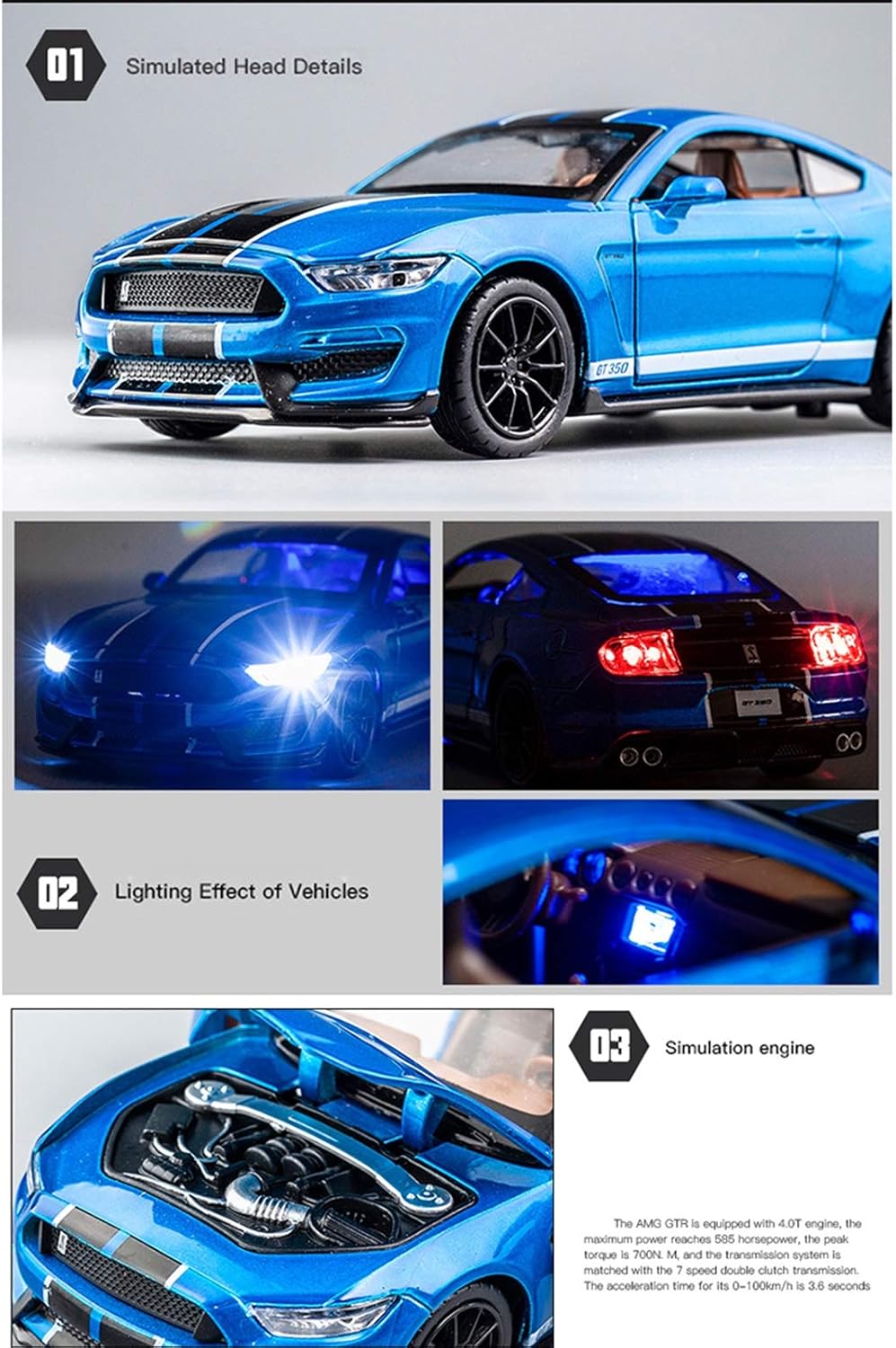 colors of ford explorers on Amazon Com Diecast Toy Vehicles 1 32 High Simulation Supercar For Ford Mustang Shelby Gt350 Car Model Alloy Pull Back Kid Toy Car 4 Open Door Children S Gifts Baby Color Red Size