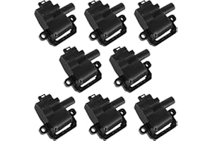 GRIZZLY AUTO Ignition Coil Pack UF192 Replacement for Chevy Corvette Pickup Silverado Suburban GMC Sierra 2500 Van G3500 Pontiac Firebird Set of 8