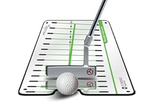 BACK 2 BASICS GOLF Golf Putting Mirror - Golf Training Aids for Men & Women - Pro-Approved Pro Path Putting Training Aid, for Indoor & Outdoor