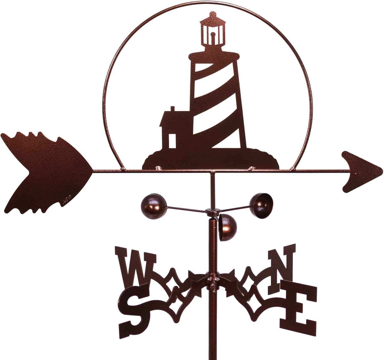 Weathervanes - SWEN Products Lighthouse Nautical Weathervane (Garden Stake Included)