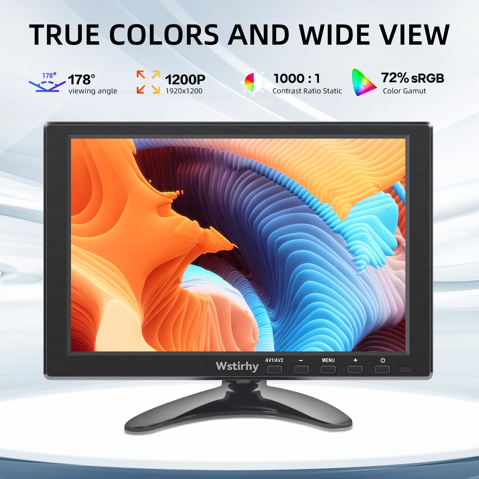 Mua Wstirhy 10.1 inch Small Monitor (1920x1200) 178° Screen Display ...
