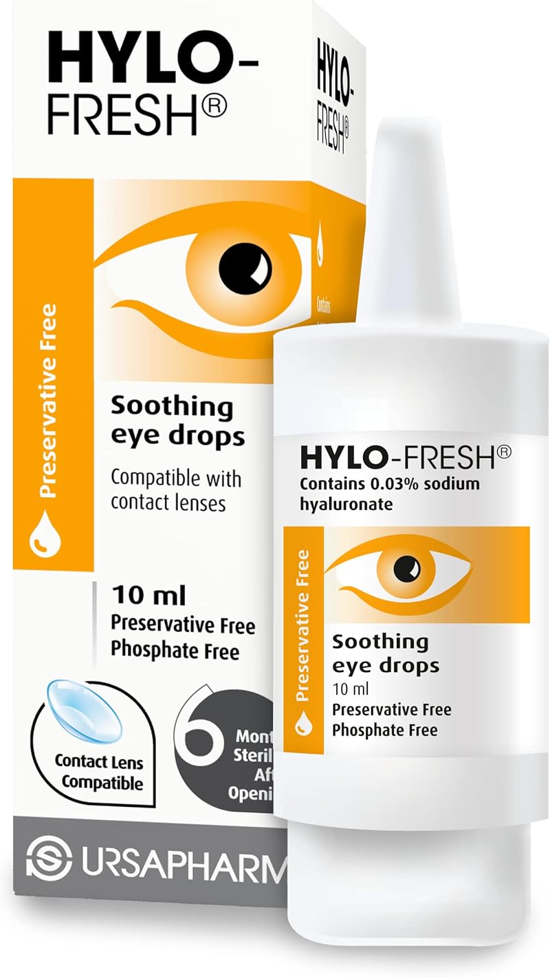 HYLO Fresh Preservative Free Eyedrops 0.03% Sodium Hyaluronate 10ml
