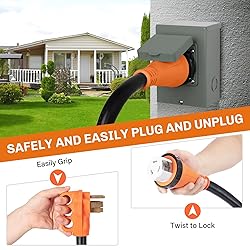 WELLUCK 50 Amp Emergency Power Combo Kit with