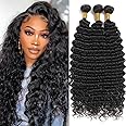Brazilian Virgin Hair Deep Wave 3 Bundles Human Hair 300G/pack (20/22/24 Inch)