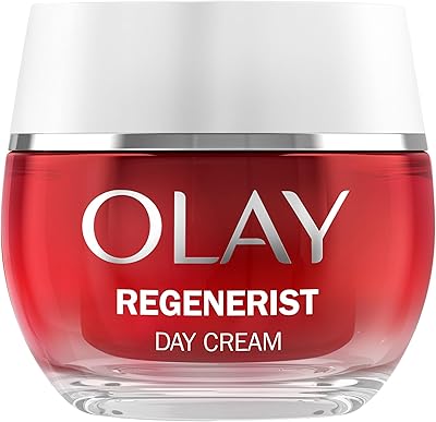 Olay Regenerist Tagescreme Gesicht Feuchtigkeitspflege, Anti-Aging Niacinamid und Peptide 50ml