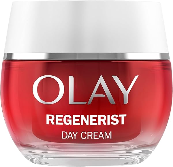 Olay Regenerist Tagescreme Gesicht Feuchtigkeitspflege, Anti-Aging Niacinamid und Peptide 50ml
