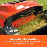 BLACK+DECKER Lawn Raker 600W GD300-GB Adjustable Height 30cm Raking Width view 6