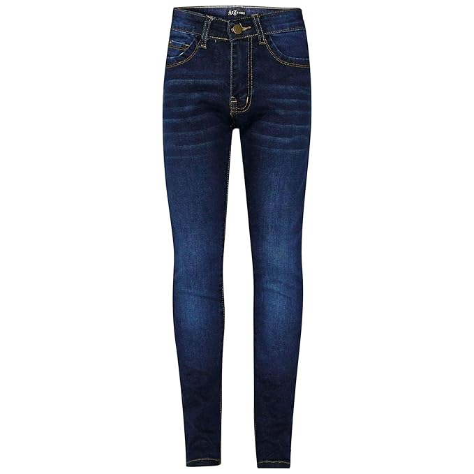 A2Z 4 Kids® Kinder Mädchen Dünn Jeans Designer Denim Dehnbar Hosen Mode Passen Hose Alter 5 6 7 8 9 10 11 12 13 Jahre