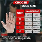 EVO Fitness Gym Gloves Men Women Breathable Weight Lifting Gloves Blue Large view 6