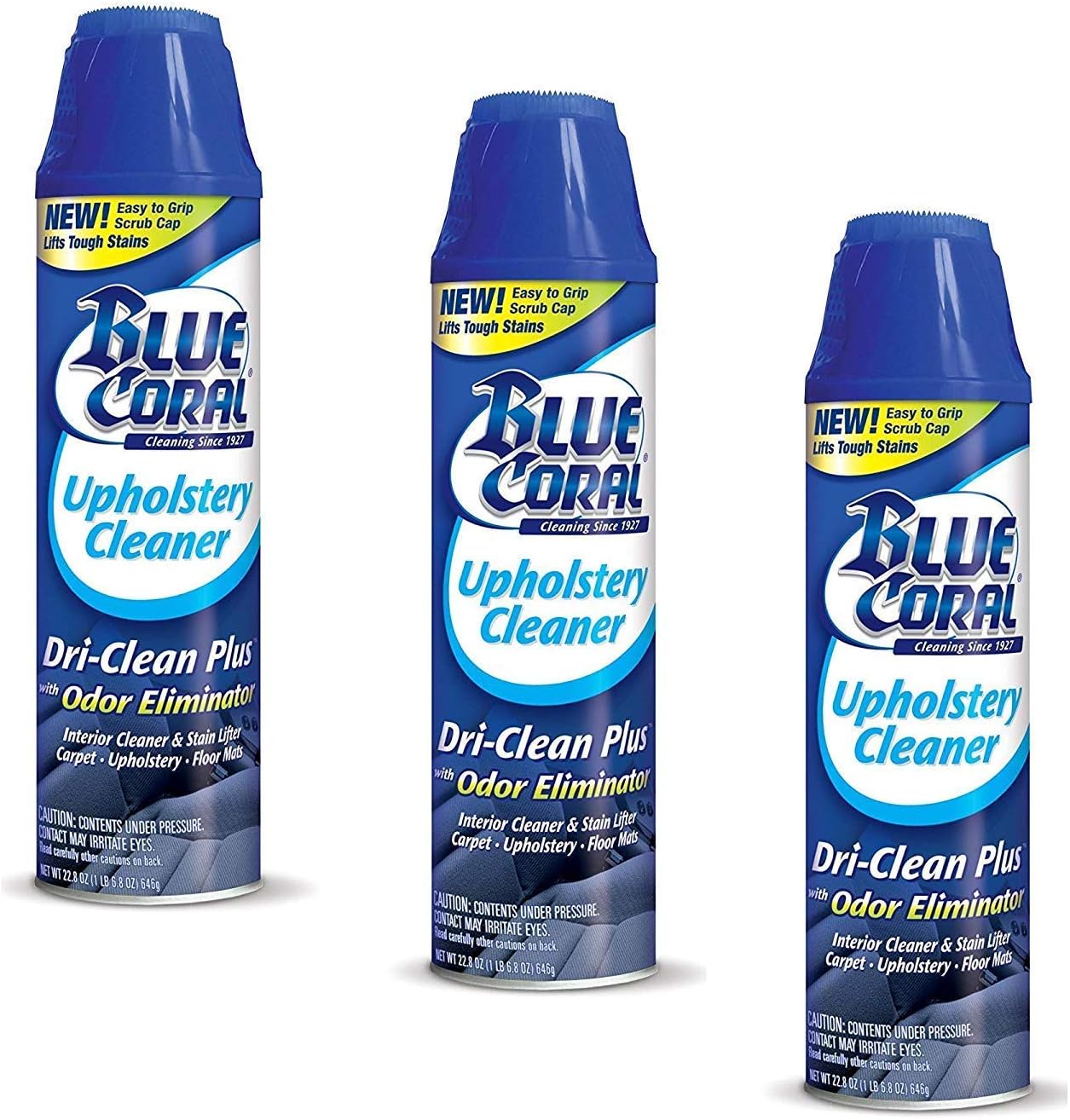 Amazon Com 2 Pack Blue Coral Upholstery Cleaner Dri Clean Plus