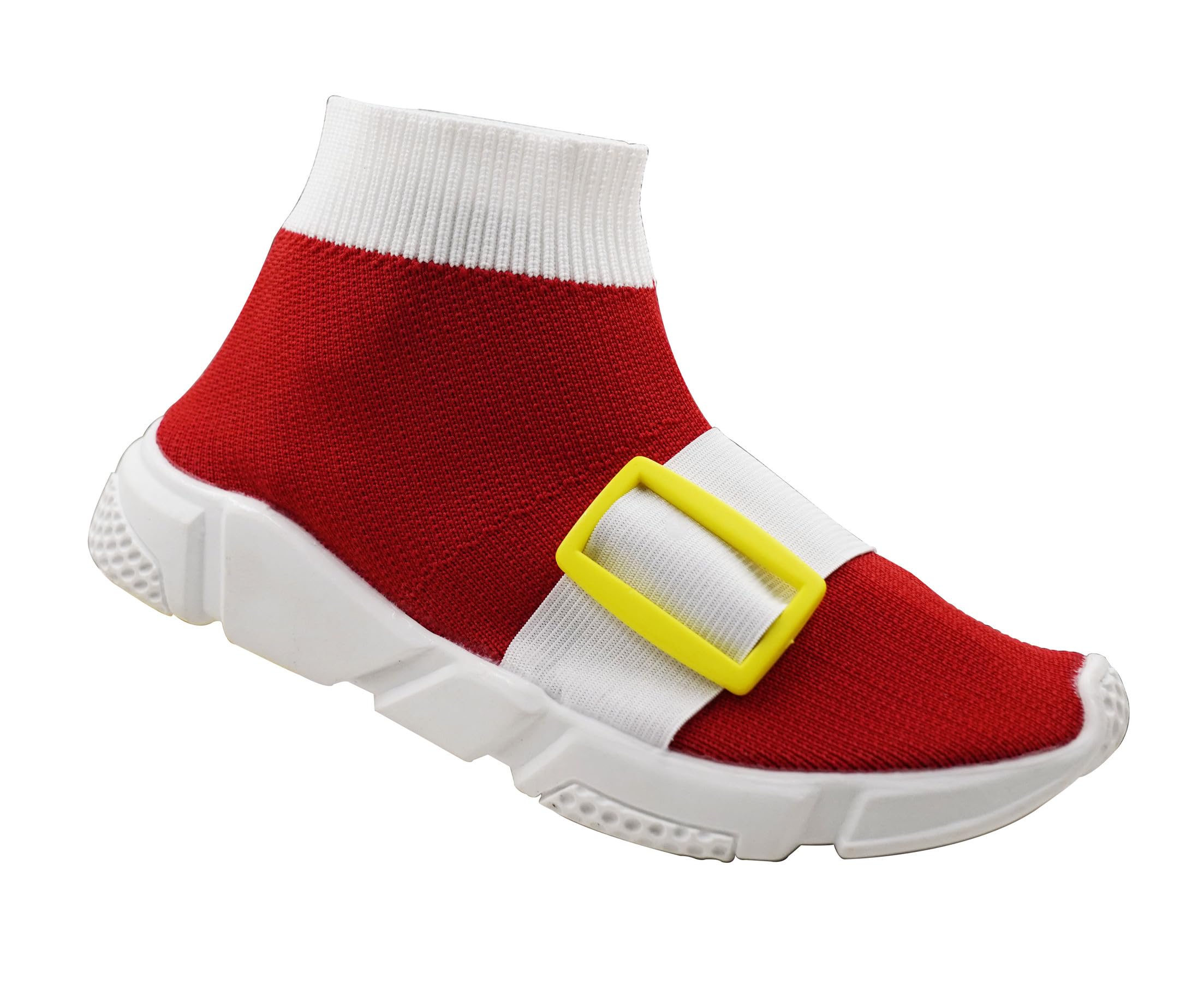 Casbeam Kids' Breathable Running Sneakers – Lightweight Mesh Sports Shoes With Bungee Lacing, Size 12.5 US Little Kid - View #3