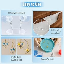 Clear Epoxy Resin Kit 1 Gallon, 2 Part Art Craft