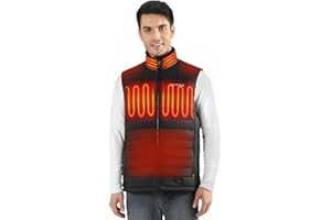 VENTURE HEAT Heated Vest for Men with Included Battery Pack, Bluetooth-Controlled Puffer Jacket, Outdoor Winter Clothing