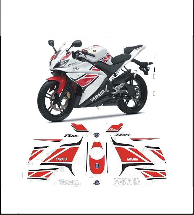 Kit adesivi decal stickers YAMAHA R125 YZF WGP 50 ANNIVERSARY Amazon