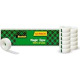 Scotch Magic Tape, Invisible, 12 Rolls | Home Office Supplies and Back to School Supplies for College and Classrooms