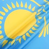 AZ FLAG Kazakhstan Flag 2x3 ft 100D Polyester with 2 Brass Grommets view 3