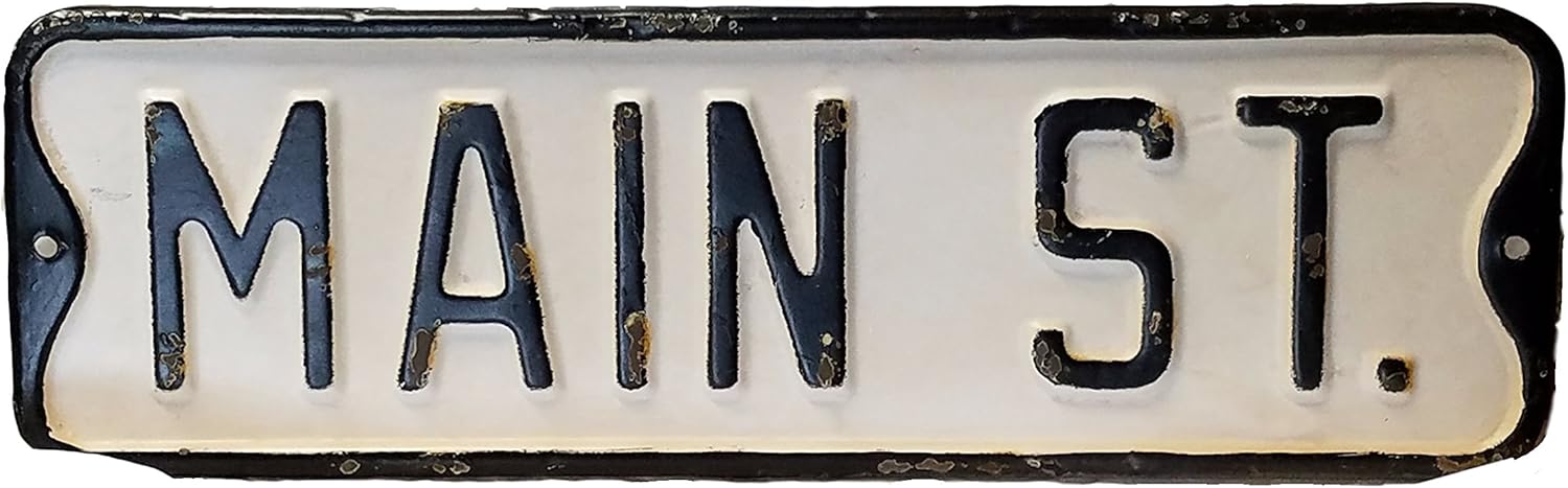PD Home Vintage Street Sign (Main St.)