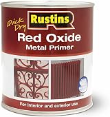 Rustins Red Oxide Metal Primer 1L – Rust Prevention & Adhesion
