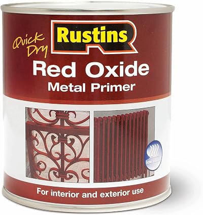 Rustins Red Oxide Metal Primer 1L – Rust Prevention & Adhesion