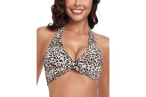 Ocean Blues Women's Bandeau Bikini Top Twist Front Bikini Top for Women Twist Front Bikini Top for Women