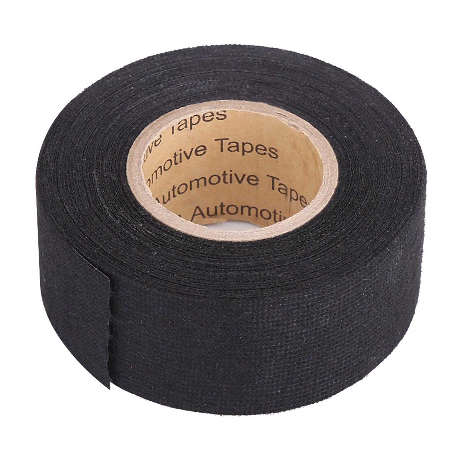Automotive Wiring Harness Tape, Self-Adhesive Insulation Tape for Car Motorcycle, Anti-Squeak Felt Tape for Electrical Wiring, Black (32mm*11.5mm)