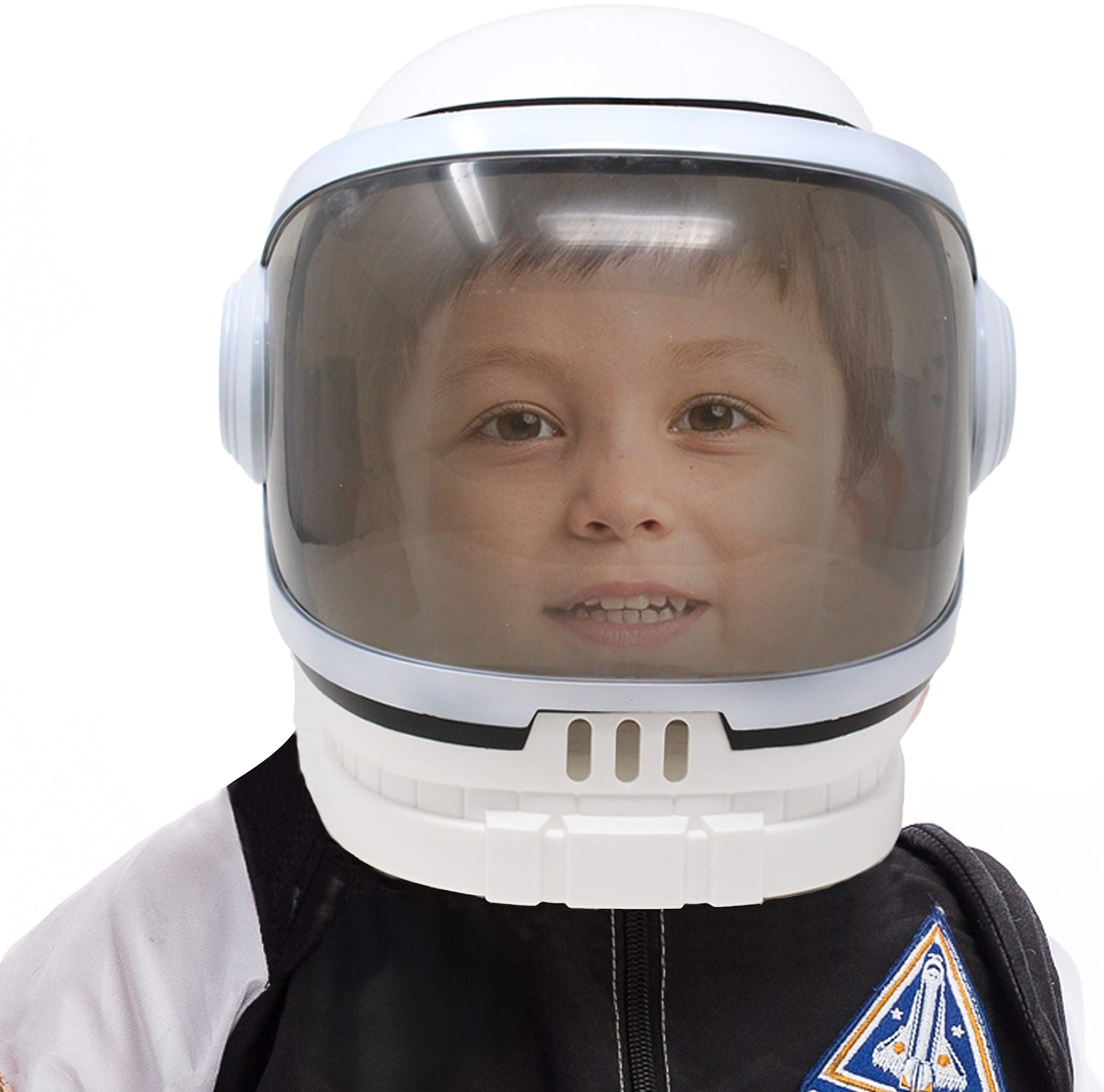 Spooktacular Creations Astronaut Helmet for Kids with Movable Visor Pretend Role Play Accessory Toy Set Halloween Costumes