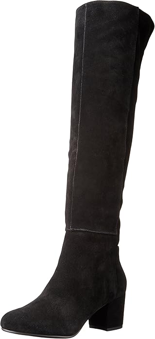 steve madden black knee high boots