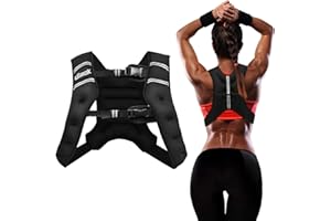dimok Sport Weighted Vest Cardio Strength Training Workout Equipment Body Weight Vest for Running Walking Men Women Youth 12 or 20 lbs