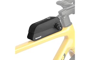 Rhinowalk Bike Top Tube Bag Waterproof IPX4 Magnetic Closure Frame Pouch for Road & MTB Slim Fit (Size 0.6L)
