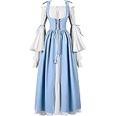Spooktacular Creations Halloween Renaissance Costume Women, Renaissance Corset Dress, Plus Size Medieval Chemise for Cosplay