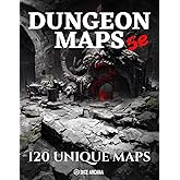 Dungeon Maps 5e: 120 Maps for Game Master to Plan & Customize Encounters | 5th Edition Tabletop Role Playing Game Blank Maps | Craft Adventures in ... Temples and other Fantasy TTRPG Locations.