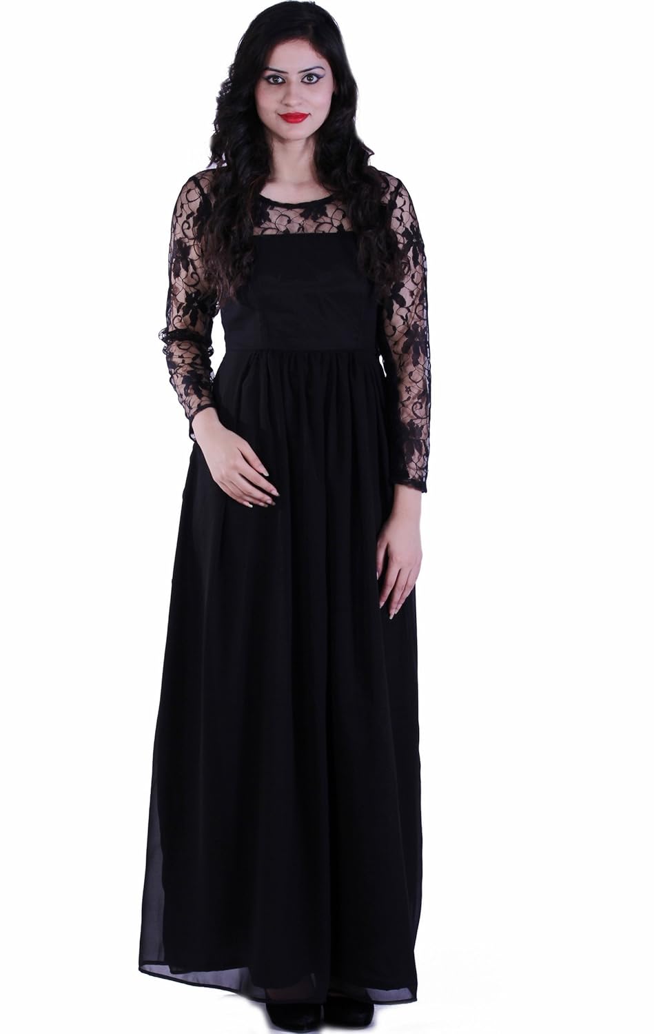 blue blaze women's gown (bba500_black)