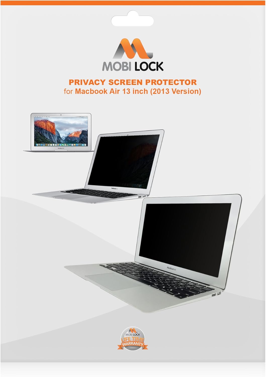 free laptop screen savers for 17 inch on Amazon Com Mobi Lock Privacy Screen Protector Compatible With 13 Inch Macbook Air Blocks Prying Eyes From Seeing Your Screen From The Sides Durable Computers Accessories