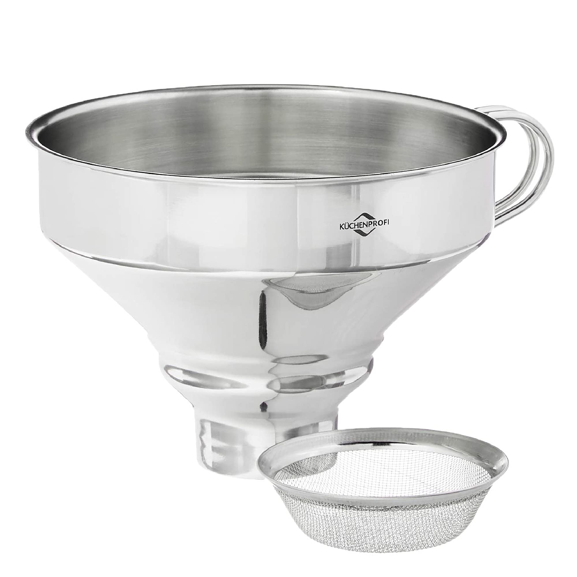 Photo 1 of Küchenprofi 18/10 Stainless Steel Funnel with Filter,Silver, 5 inches