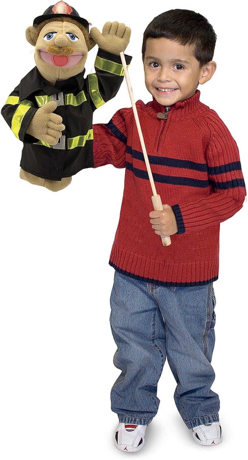 melissa and doug firefighter puppet