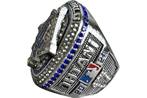 LegacyVault 2024 LA National Baseball Championship Ring, With Wooden Display Box Trendy Accessory Durable Collectible Championship Bling