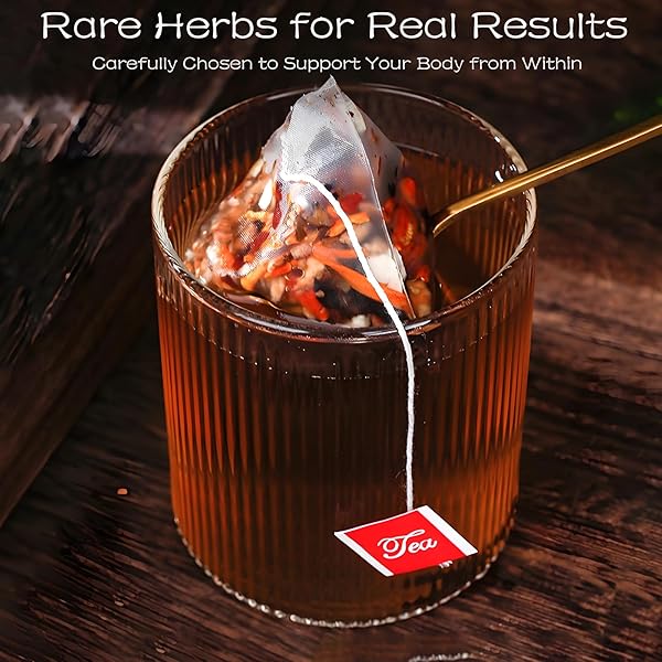 KIDNEY TEA FORMULA GINSENG FIVE TREASURE TEA – NATURAL CHINESE TRADITIONAL HERBAL GINSENG SIX TREASURES KIDNEY TEABAG FOR MEN WOMEN (1PACK(30BAGS))