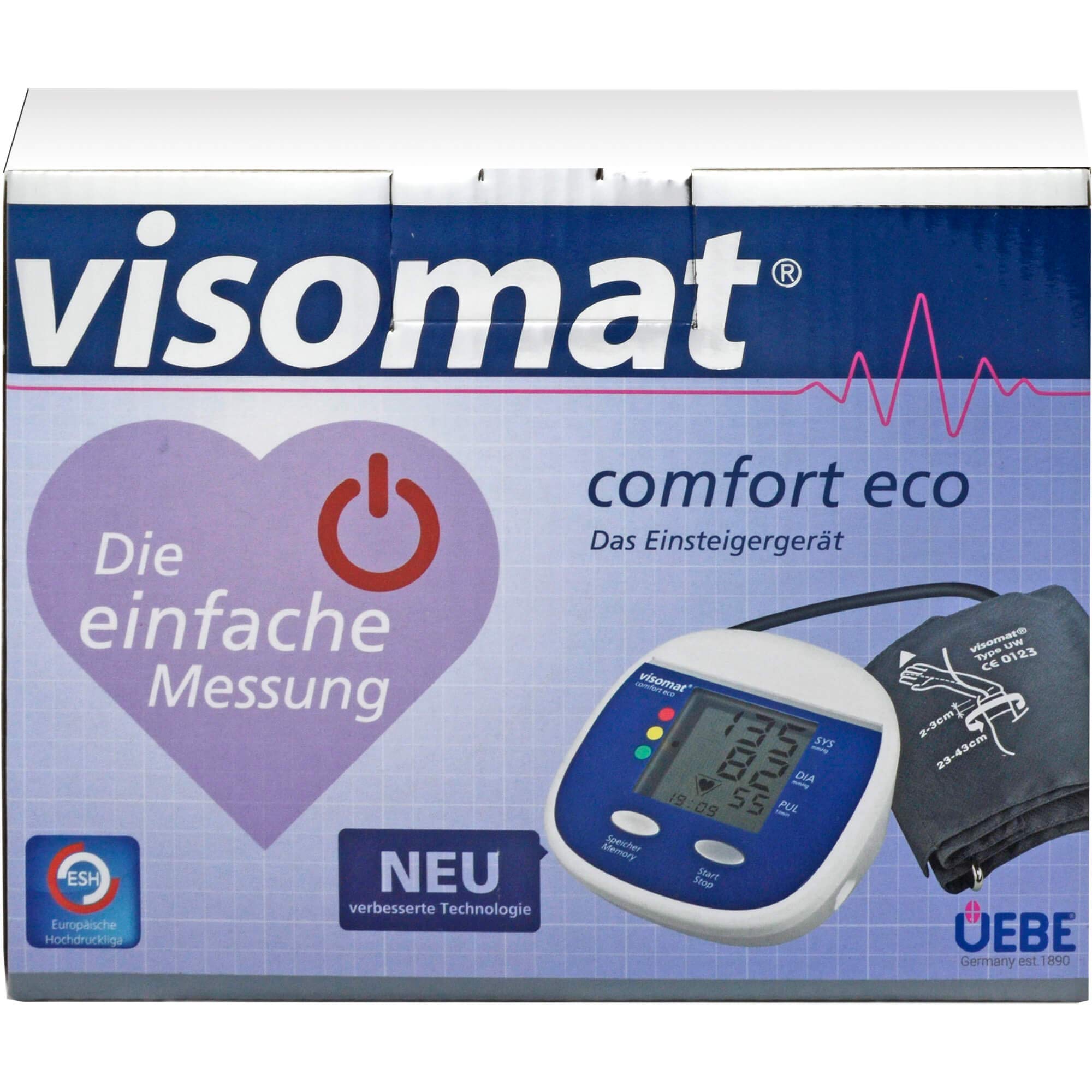 visomat Comfort Eco Blood Pressure Monitor with Large Cuff