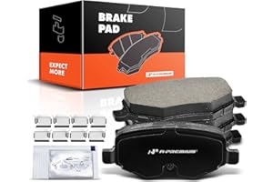A-Premium Rear Ceramic Disc Brake Pads Set Compatible with Select Lincoln and Ford Models - Edge 2011-2014, Explorer 2011-201