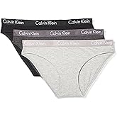 Calvin Klein womens Motive Cotton Multipack Bikini Panty 3 Pack