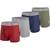 Spyder Performance Mesh Mens Boxer Briefs Sports Underwear/Fly Front