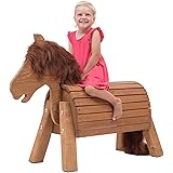 Voltigierpferd, Holzpferd, Holzpony, Spielpferd, Sattelbock Neu Mit Bew. Ohren