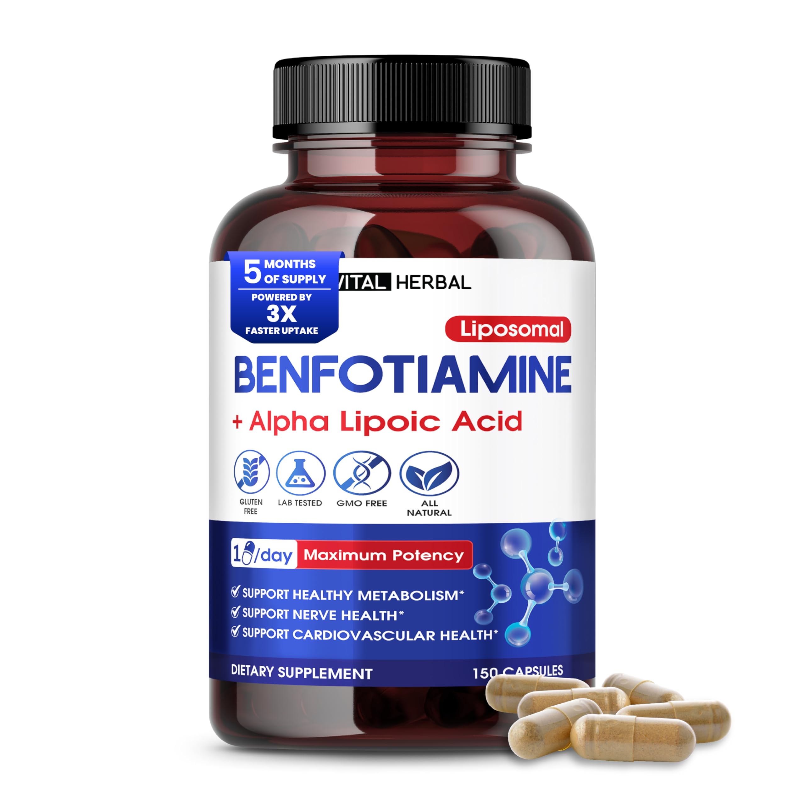 Liposomal Benfotiamine + Alpha Lipoic Acid