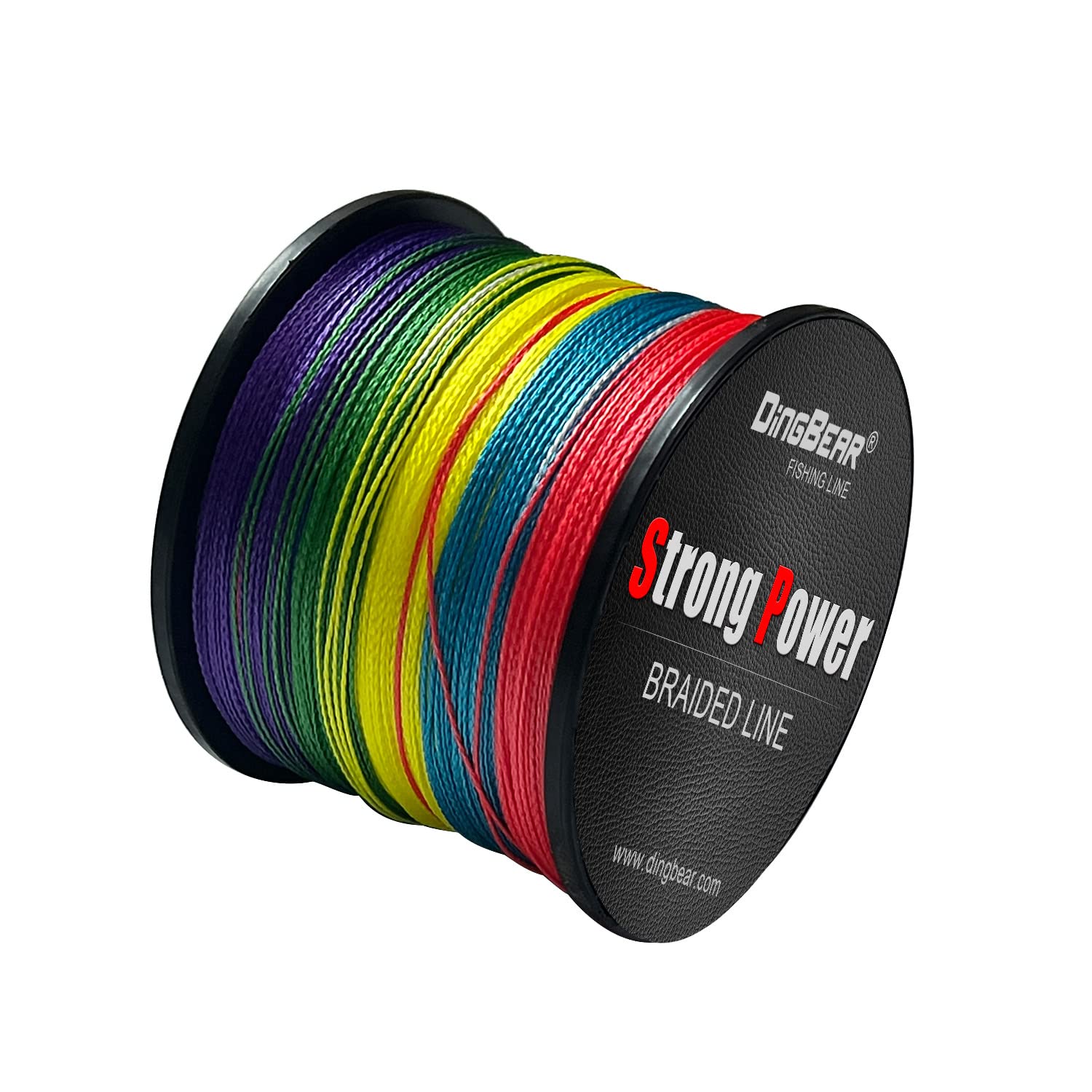 Dingbear 109Yd/100m 85LB/0.45mm Multicolored Rainbow Super Strong Pull Generic Braided Fishing Line Kite Line Woven Network Cable Cast Super Strength Fishing Line — image 1