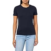 Nautica Womens Solid Short Sleeve Crew Neckline T-Shirt