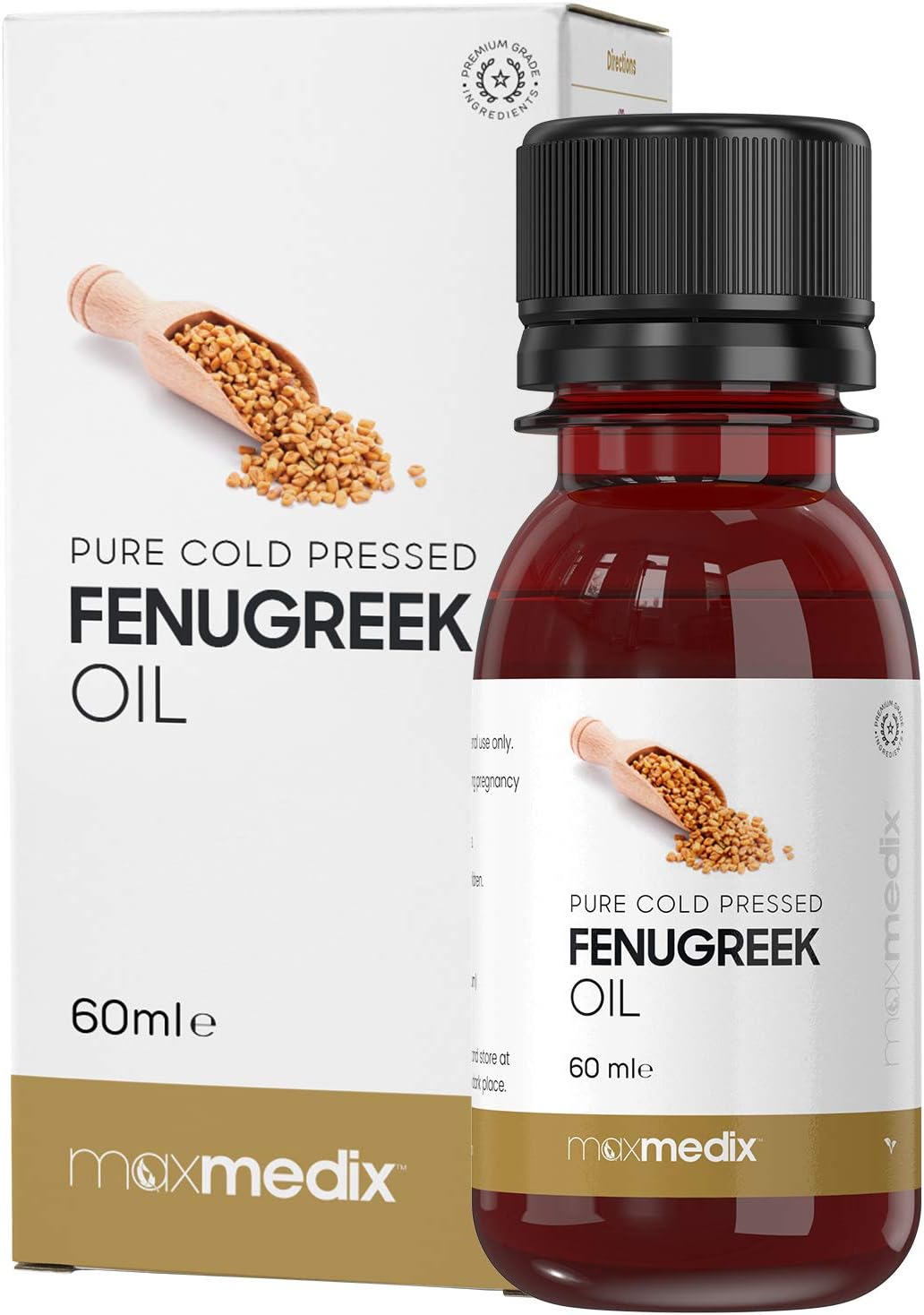 WeightWorld Fenugreek Oil 100ml, Natural & Pure Cold-Pressed Fenugreek Seed Oil, Multipurpose Supplement, Non-GMO