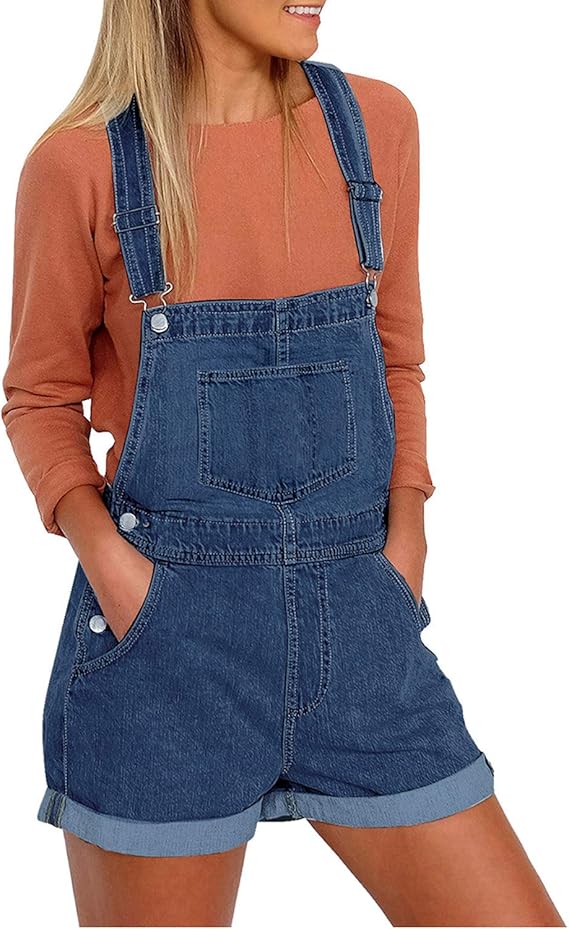 jeans bib overall