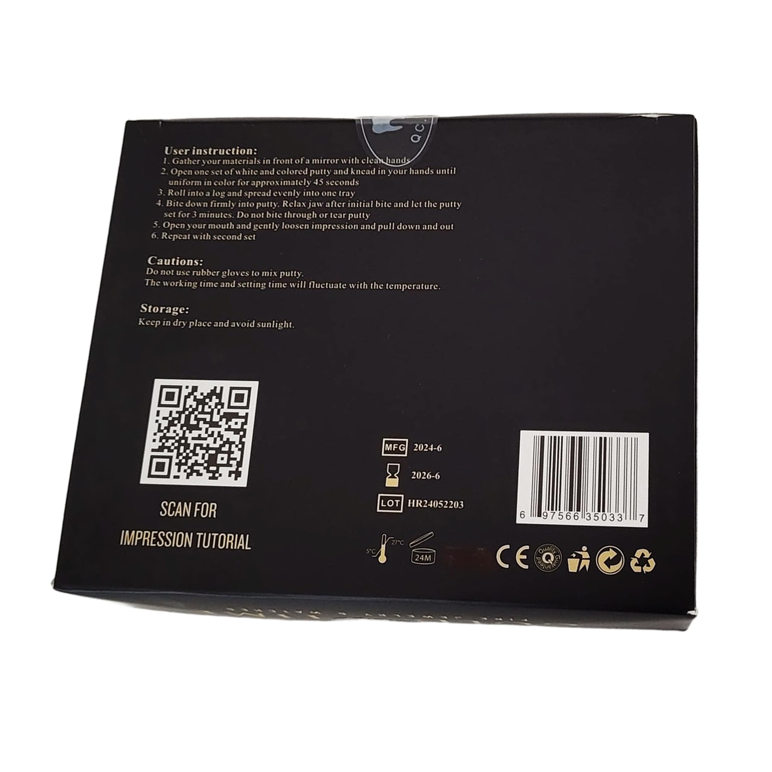 Custom Impression Kit for Jewelry Making, Grillz, and More - Easy to Use, Non-Toxic Silicone Molding Set for Teeth