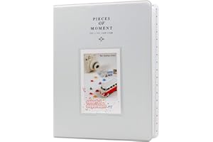 128 Pockets Photo Album for Polaroid Pictures, Compatible with Fujifilm Instax Mini EVO LiPlay 12 11 26 25 9 8+ 8 7S Instant 