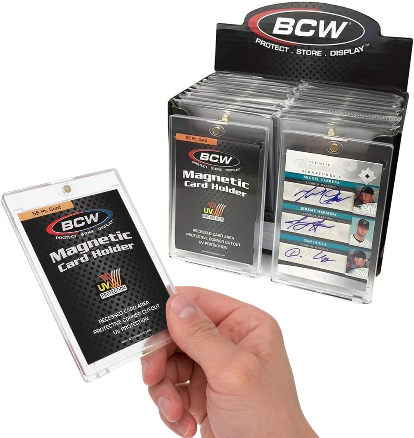 BCW Magnetic Card Holder (thick cards, 55 pt) [German Version]